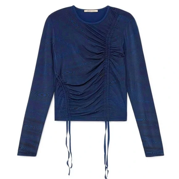 Paloma Wool Darwin Top in Dark Navy - S - Picture 3 of 6